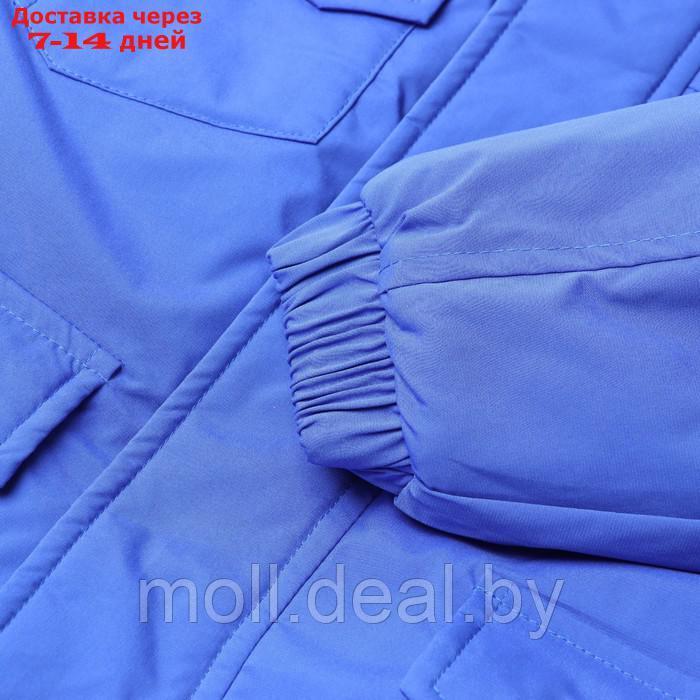 Куртка зимняя для мальчиков, цвет синий, рост 116-122 см - фото 3 - id-p218425934