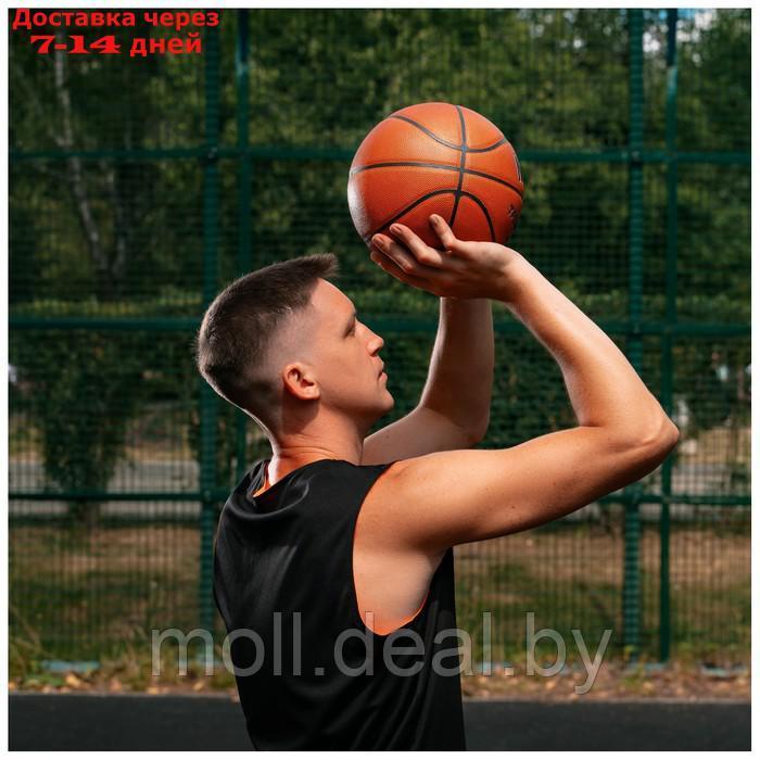 Баскетбольный мяч Minsa Тренировочный, 7 размер, PU, бутиловая камера, 600 гр. - фото 10 - id-p220457879