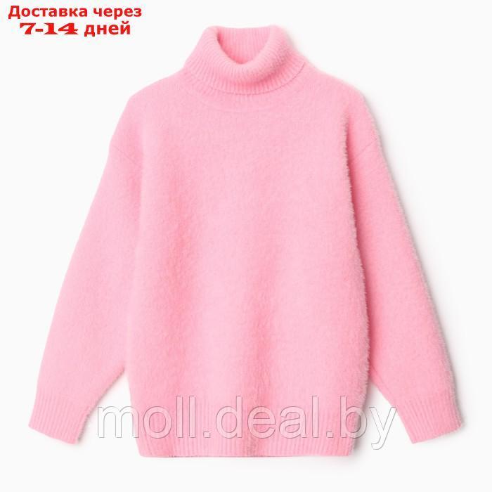Джемпер для девочек, цвет розовый, рост 116-122 см - фото 1 - id-p218425938