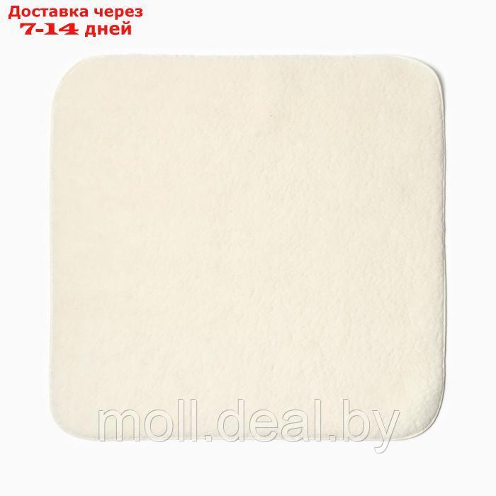 Конверт-одеяло (меховая вставка) А.2153, цвет белый, р-р. 100х100 - фото 4 - id-p218425998