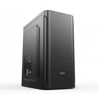 CBR PCC-MATX-MX10-400W2 Корпус mATX Minitower MX10, c БП PSU-ATX400-08EC (400W/80mm), 2*USB 2.0, HD Audio+Mic,