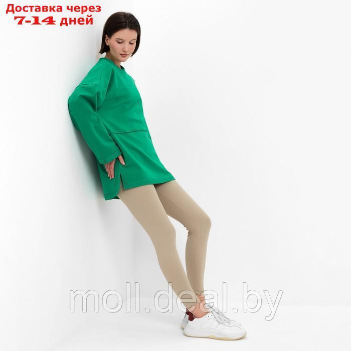 Свитшот женский MINAKU: Casual collection цвет зелёный, р-р 44 - фото 7 - id-p220459212
