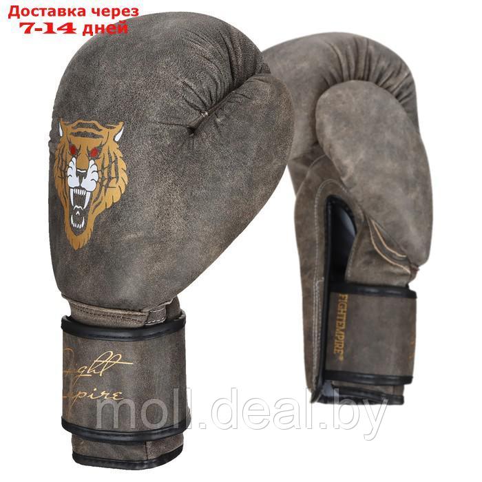 Перчатки боксерские FIGHT EMPIRE, RETRO, 10 унций - фото 1 - id-p220458000