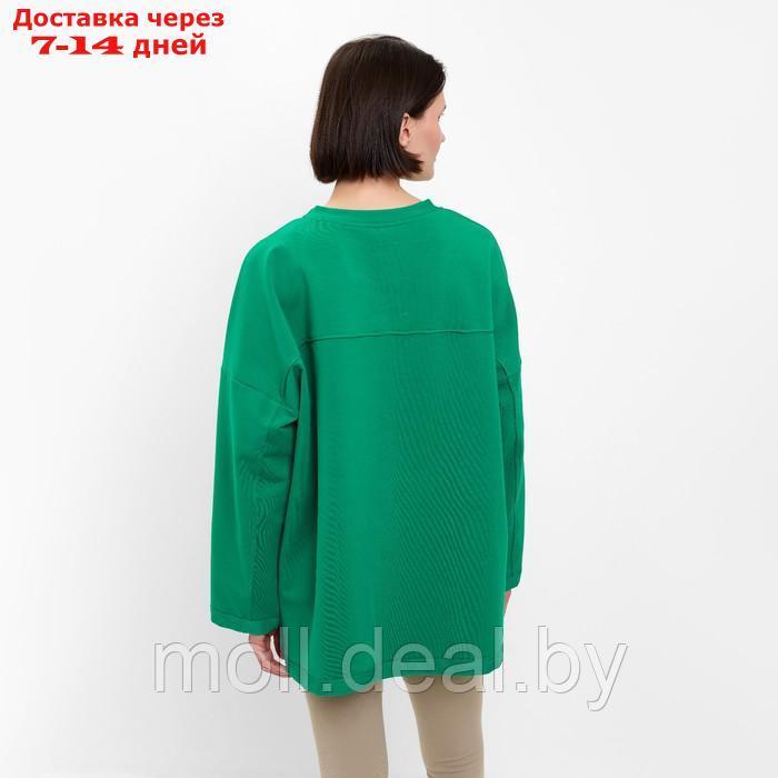 Свитшот женский MINAKU: Casual collection цвет зелёный, р-р 46 - фото 5 - id-p220459236