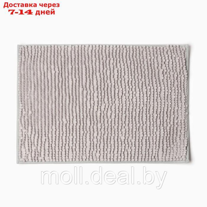 Набор ковриков для ванной Этель Букли цвет серый 2 шт, 38х58 см, 48х38 см - фото 2 - id-p220461183