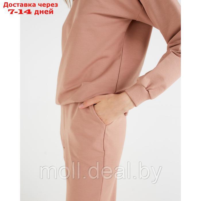 Костюм женский (свитшот, брюки) MINAKU: Casual Collection цвет песочный, размер 42 - фото 8 - id-p220460247