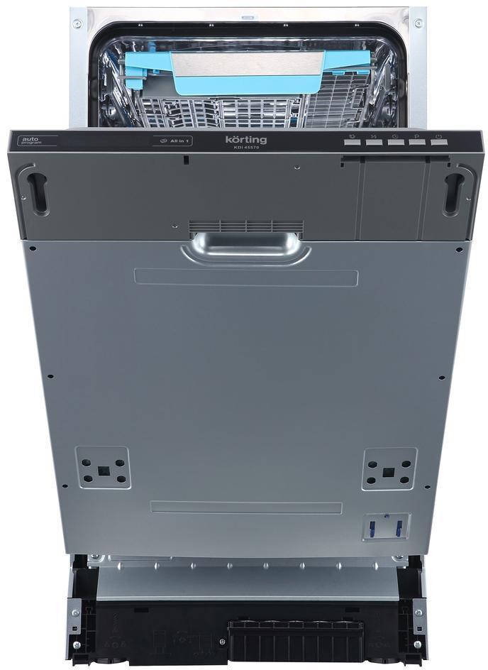 Посудомоечная машина KORTING KDI 45570, 45 см, 10 компл., третья корзина для столовых приборов, А++/A/A, - фото 1 - id-p220481213
