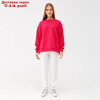 Костюм (свитшот, брюки) MINAKU: Casual Collection цвет фуксия, размер 46