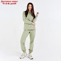 Костюм женский (худи, брюки) MINAKU: Casual Collection цвет фисташковый, размер 44