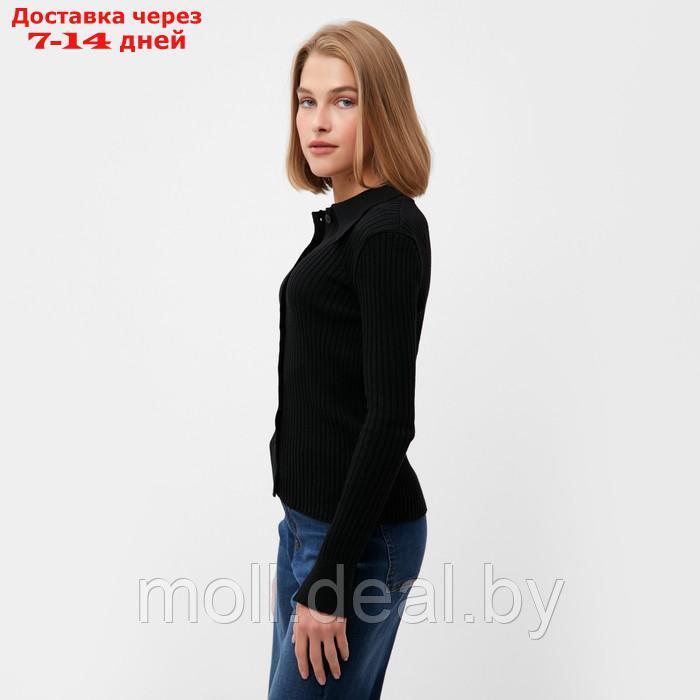 Джемпер женский MINAKU: Knitwear collection цвет чёрный, размер 42-44 - фото 7 - id-p220459272