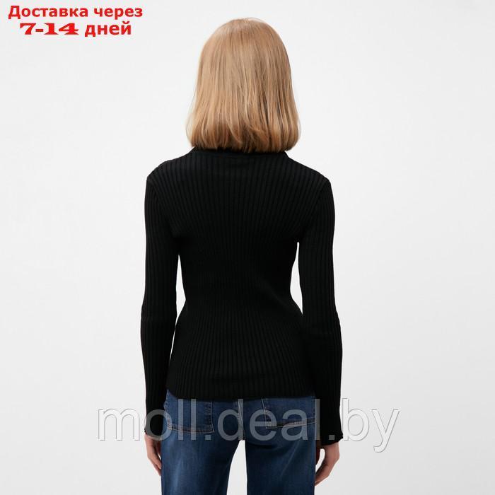 Джемпер женский MINAKU: Knitwear collection цвет чёрный, размер 42-44 - фото 8 - id-p220459272