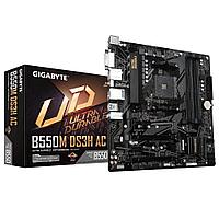 Материнская плата GIGABYTE B550M DS3H AC (RTL) AM4 B550 2xPCI-E DVI+HDMI GbLAN SATA RAID MicroATX 4DDR4