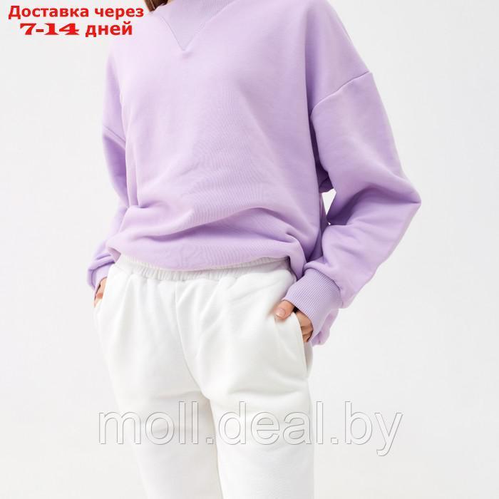 Костюм (свитшот, брюки) MINAKU: Casual Collection цвет сиреневый, размер 42 - фото 7 - id-p220460299