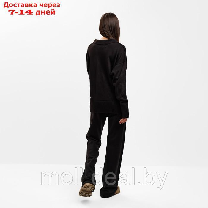 Костюм женский (джемпер и брюки) MIST р. 40-42, черный - фото 4 - id-p220460308