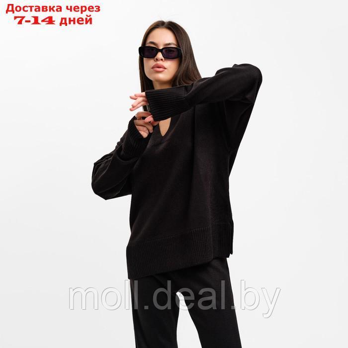 Костюм женский (джемпер и брюки) MIST р. 40-42, черный - фото 5 - id-p220460308