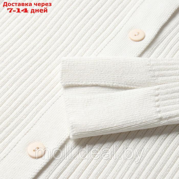 Джемпер женский MINAKU: Knitwear collection цвет белый, размер 42-44 - фото 10 - id-p220459303