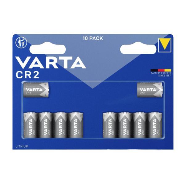Батарейка Varta ELECTRONICS CR2 BL10 Lithium 3V (6206) (10/100) - фото 1 - id-p220480827