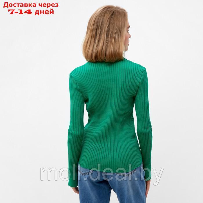 Джемпер женский MINAKU: Knitwear collection цвет зёленый, размер 42-44 - фото 8 - id-p220459332