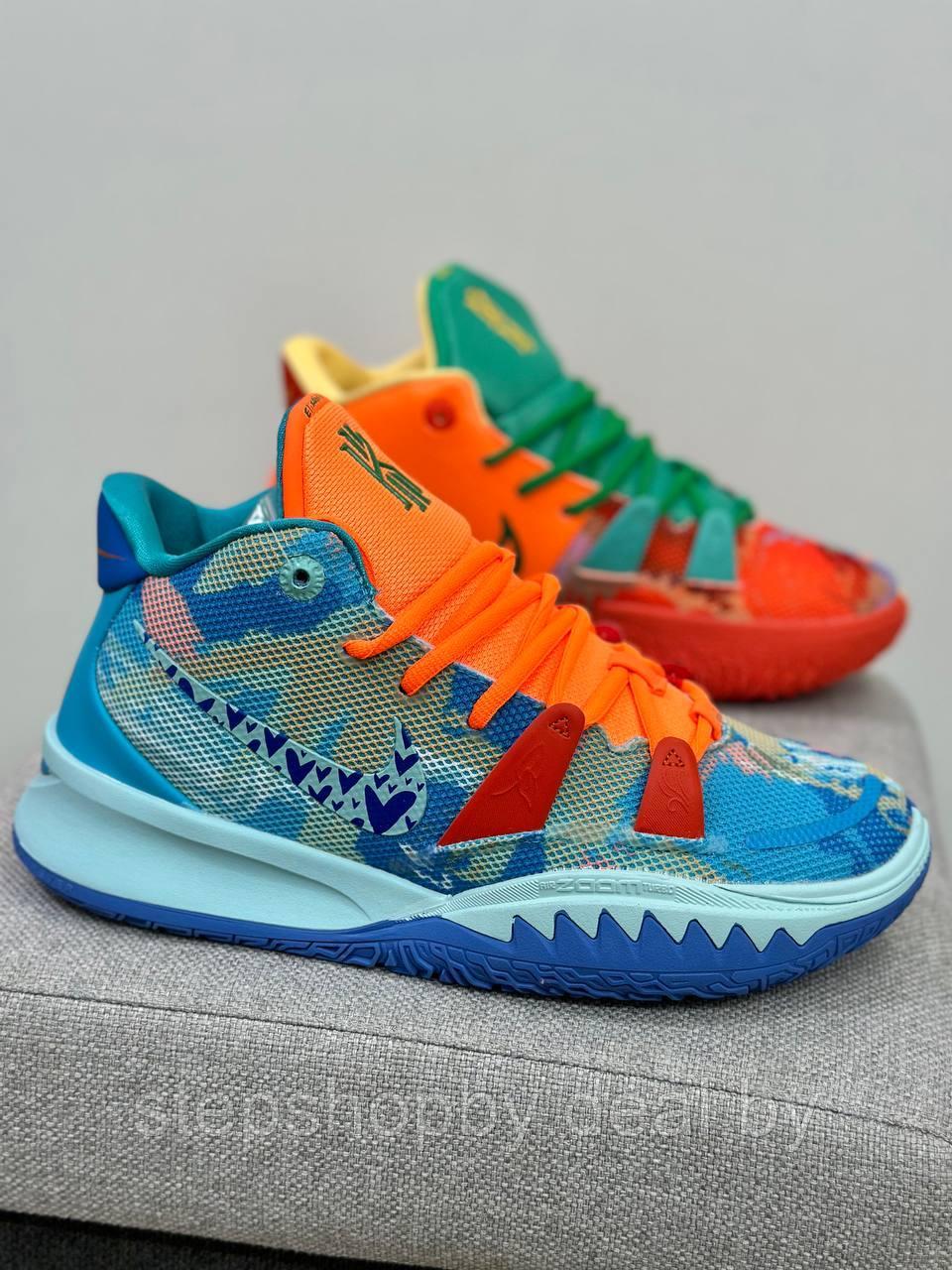 Nike Kyrie 7 x Sneaker Room Mom Blue Orange - фото 2 - id-p220481888
