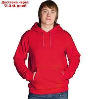 Толстовка мужская, размер 46, цвет красный