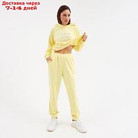 Костюм женский (толстовка и брюки) MIST Create, р. 40-42, желтый