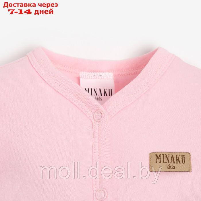 Комбинезон детский MINAKU, цвет розовый, рост 74-80 см - фото 6 - id-p220456522