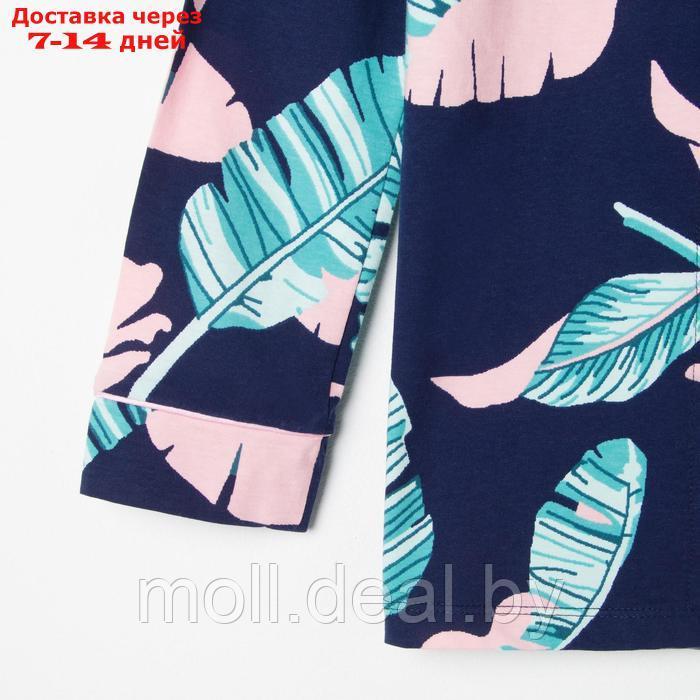 Пижама женская (рубашка и брюки) KAFTAN "Tropical dream" р. 52-54 - фото 10 - id-p220461330