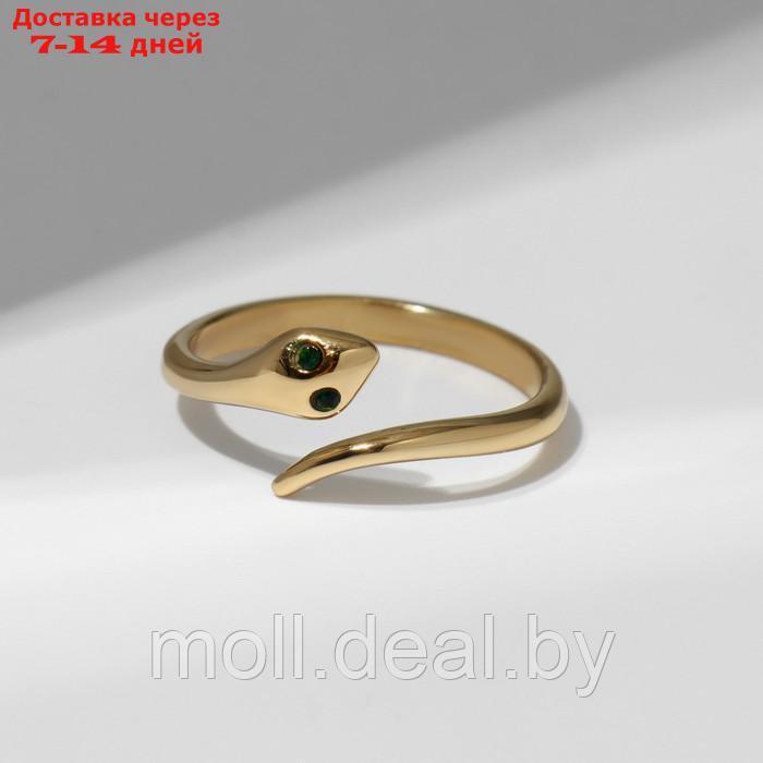 Кольцо XUPING змейка, цвет золото, размер 16 - фото 2 - id-p220461357