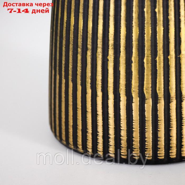 Светильник "Джолани" E14 40Вт черный с золотой патиной 23х23х36,5 см - фото 4 - id-p220456564