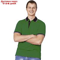 Рубашка мужская, размер 46, цвет зелёный