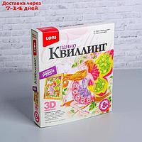 Квиллинг-панно "Цветочная фея"