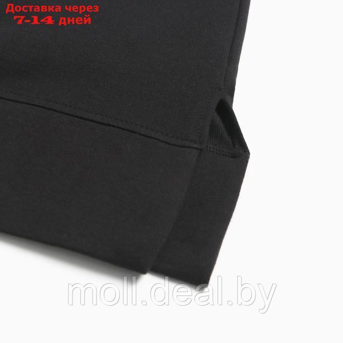Костюм женский (свитшот/брюки), цвет чёрный, размер 46 - фото 10 - id-p220460401