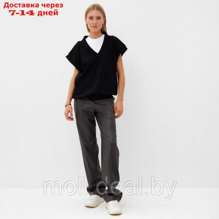 Жилет женский MINAKU:Casual Collection цвет черный, р-р 50-52 - фото 2 - id-p220459411