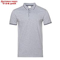 Рубашка унисекс, размер 40, цвет серый-меланж