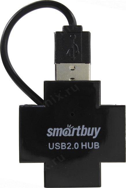 Разветвитель Smartbuy SBHA-6900-K 4-port USB2.0 Hub - фото 1 - id-p220479857