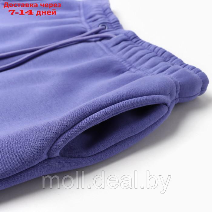 Костюм женский (толстовка и брюки), цвет лиловый, размер 42 (S) - фото 5 - id-p220460424