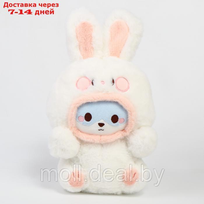 Мягкая игрушка "Котик в костюме зайца", 23 см - фото 1 - id-p220461429