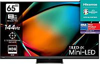 Телевизор Mini LED 65'' Hisense Телевизор Mini LED 65'' Hisense/ 65", Ultra HD, Mini LED, 120Гц, Smart TV (ОС