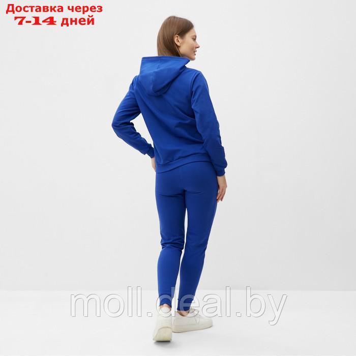 Комплект женский (фуфайка/брюки) НАЧЁС, цвет синий, размер 44 - фото 3 - id-p220460468