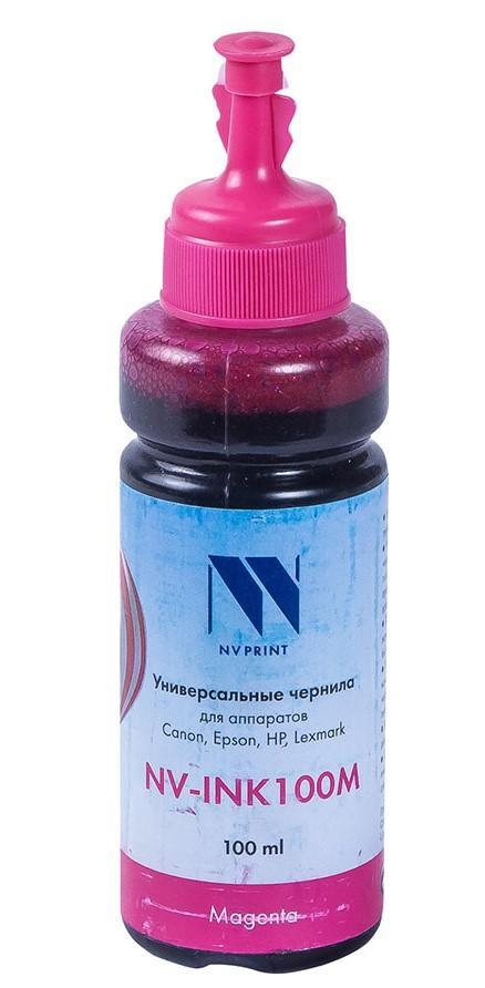 Чернила NVP универсальные на водной основе для Сanon, Epson, НР, Lexmark (100 ml) Magenta - фото 1 - id-p220480770