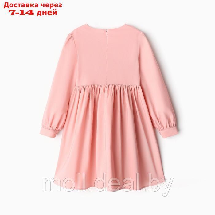 Платье для девочки MINAKU цвет розовый, рост 104 см - фото 5 - id-p220458591