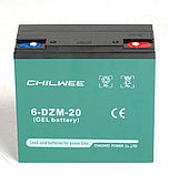 Аккумулятор 12V тяговый 6-DZM-20 (6-DZF-20) GEL CHILWEE 20Ah, фото 2
