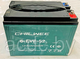Аккумулятор 12V тяговый 6-EVF-52 GEL CHILWEE 52Ah