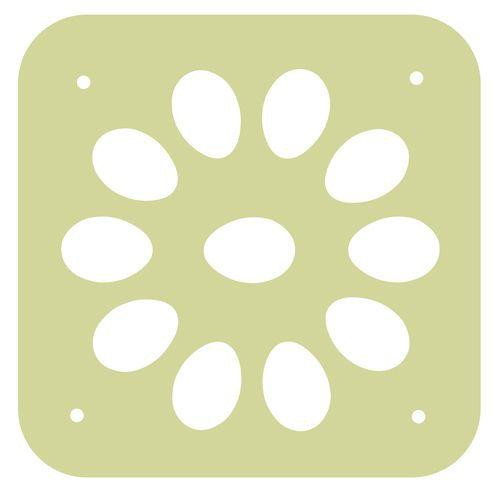 Решетка в овоскоп ОВ-6 перепелиная на 11 куриных яиц - фото 1 - id-p196590415