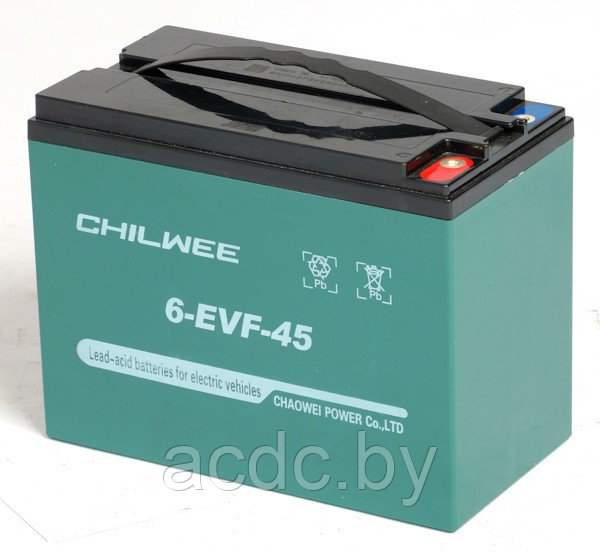 Аккумулятор 12V тяговый 6-EVF-45 GEL CHILWEE 45Ah - фото 1 - id-p220482242