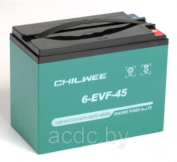 Аккумулятор 12V тяговый 6-EVF-45 GEL CHILWEE 45Ah - фото 2 - id-p220482242