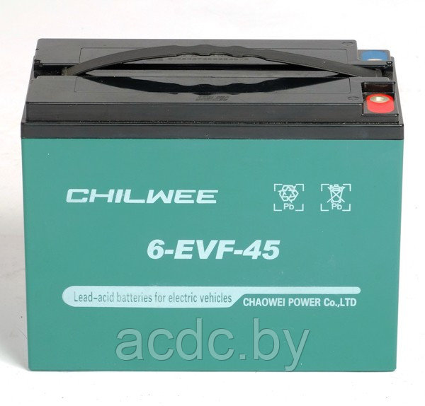 Аккумулятор 12V тяговый 6-EVF-45 GEL CHILWEE 45Ah - фото 3 - id-p220482242