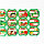 Набор цветных этикеток для заготовок 6,4х5,2см, фото 3