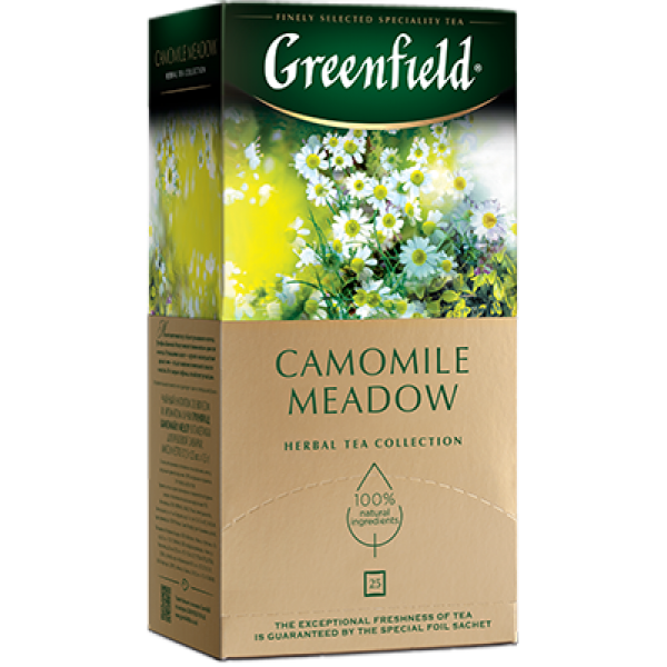 Чайный напиток ГРИНФИЛД Камомайл Медоу со вкусом и ароматом личи 1,5г*25 - фото 1 - id-p220482223