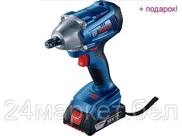 Ударный гайковерт Bosch GDS 250-LI Professional 06019G6120 (с 2-мя АКБ)